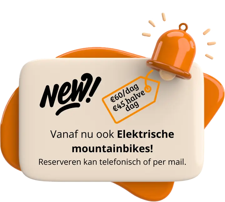 Vanaf nu ook elektrische mountainbikes!